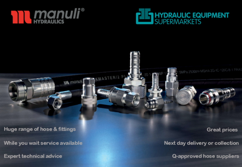 Manuli hose and fittings from Hydraulic Equipment Supermarkets